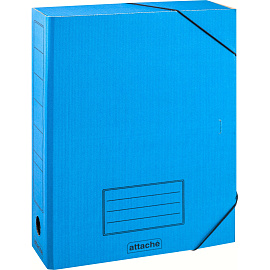 Короб архивный гофрокартон Attache на резинках 252x75x326 мм до 750 листов