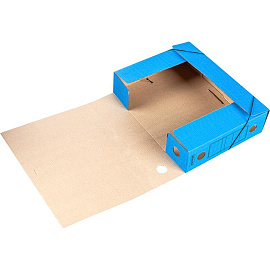 Короб архивный гофрокартон Attache на резинках 252x75x326 мм до 750 листов