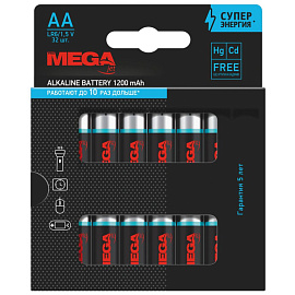 Батарейка АА пальчиковая ProMega jet/Комус (32 штуки в упаковке)