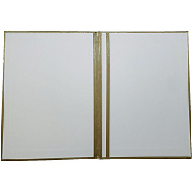 Папка адресная ТВЛ А4 золотистая