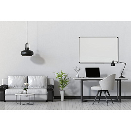 Доска магнитно-маркерная Attache (Attache Economy) Ultra Black 60x90 см односекционная с лаковым покрытием (полочка для маркеров)