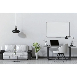 Доска магнитно-маркерная Attache (Attache Economy) Ultra Black 90x120 см односекционная с лаковым покрытием (полочка для маркеров)