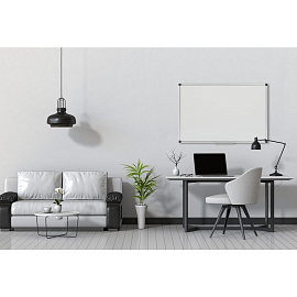 Доска магнитно-маркерная Attache (Attache Economy) Ultra Black 100x150 см односекционная с лаковым покрытием (полочка для маркеров)