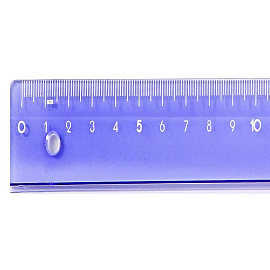 Линейка Attache Bright Colours 30 см пластиковая фиолетовая