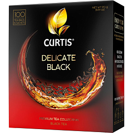 Чай пак. черный CURTIS Delicate Black 100 пакетиков, мелколист., 1423036