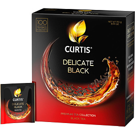 Чай пак. черный CURTIS Delicate Black 100 пакетиков, мелколист., 1423036