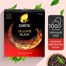 Чай пак. черный CURTIS Delicate Black 100 пакетиков, мелколист., 1423036
