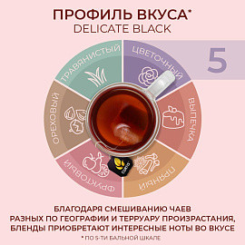 Чай пак. черный CURTIS Delicate Black 100 пакетиков, мелколист., 1423036