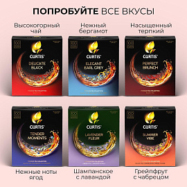 Чай пак. черный CURTIS Delicate Black 100 пакетиков, мелколист., 1423036