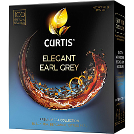 Чай черный Curtis Elegant Earl Grey 100 сашет (бергамот)