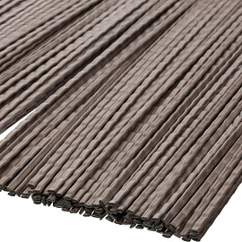 Метла уличная плоская пластиковая №3 27x26 см без черенка