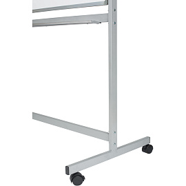 Доска магнитно-маркерная Attache Twist 100x180 см односекционная с лаковым покрытием (на колёсиках, поворотная, полочка для маркеров)