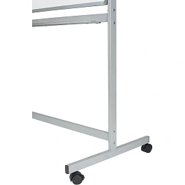 Доска магнитно-маркерная Attache Twist 100x150 см односекционная с лаковым покрытием (на колёсиках, поворотная, полочка для маркеров)