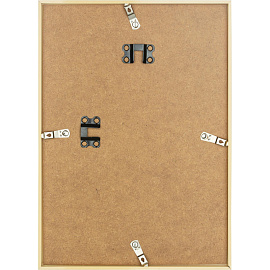 Рамка Комус (Attache) А4 21x30 см пластиковый багет 10 мм золотистая