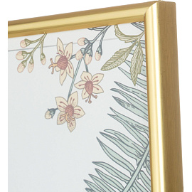 Рамка Комус (Attache) А4 21x30 см пластиковый багет 10 мм золотистая