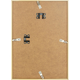 Рамка Комус (Attache) А4 21x30 см пластиковый багет 10 мм золотистая