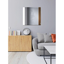 Зеркало настенное Комус Мебель с фацетом 600Х600 квадрат