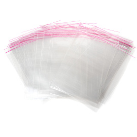 Пакет БОПП 20x30 см 30 мкм с клеевым клапаном (100 штук в упаковке)