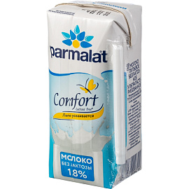 Молоко без лактозы Parmalat Comfort ультрапастеризованное 1.8% 200 мл
