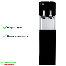 Кулер для воды Ecotronic M40-LCE черный/серебристый (нагрев и охлаждение) фото Кулер для воды Ecotronic M40-LCE черный/серебристый (нагрев и охлаждение)