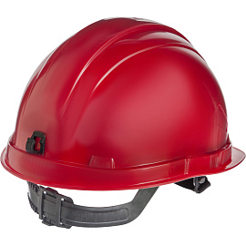 Каска защитная шахтерская РОСОМЗ Hammer красная со ступенчатым механизмом (77516)