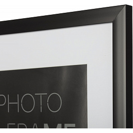 Рамка с паспарту Gloria Black А3 21x30 см пластиковый багет 20 мм черная