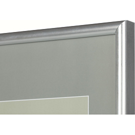 Рамка Decoline Silver А4 21x30 см пластиковый багет 10 мм серебристая