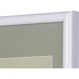 Рамка Decoline White А6 10x15 см пластиковый багет 8 мм белая