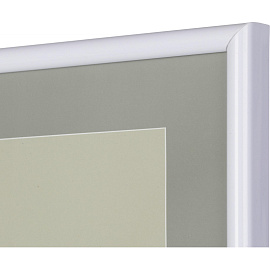 Рамка Decoline White А5 15x20 см пластиковый багет 8 мм белая