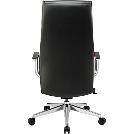 Кресло для руководителя Easy Chair 597 ML чёрное (натуральная кожа, алюминий)