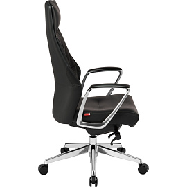Кресло для руководителя Easy Chair 598 MPU чёрное (экокожа, алюминий)