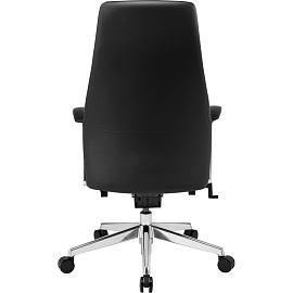 Кресло для руководителя Easy Chair 598 MPU чёрное (экокожа, алюминий)