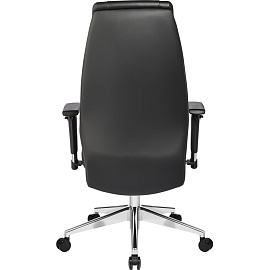 Кресло для руководителя Easy Chair 599 MPU чёрное (экокожа, алюминий)