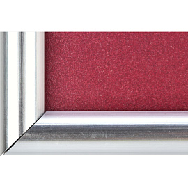 Рамка Комус (Attache) А3 30x40 см пластиковый багет 10 мм серебристая фото Рамка Комус (Attache) А3 30x40 см пластиковый багет 10 мм серебристая