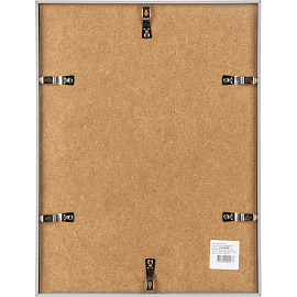 Рамка Комус (Attache) А3 30x40 см пластиковый багет 10 мм серебристая фото Рамка Комус (Attache) А3 30x40 см пластиковый багет 10 мм серебристая