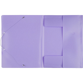 Папка на резинках Attache Акварель А4 20 мм пластиковая до 150 листов сиреневая (толщина обложки 0.35 мм)