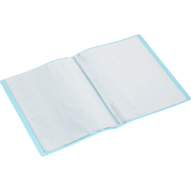 Папка файловая на 30 файлов Attache Акварель А4 15 мм голубая (толщина обложки 0.35 мм)