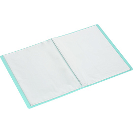 Папка файловая на 40 файлов Attache Акварель А4 15 мм бирюзовая (толщина обложки 0.35 мм)