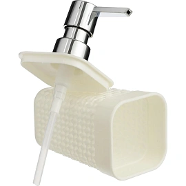 Дозатор для жидкого мыла Plast Team Oslo из пластика трапециевидный бежевый (PT1345МЛ-16)