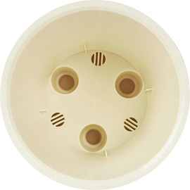 Горшок для цветов InGreen London 15.7 л с внутренней вставкой 14 л молочный шоколад (29.5x32 см)