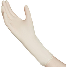 Перчатки медицинские хирургические латексные ExtraMAX Archdale текстурированные стерильные неопудренные размер M (8) бежевые (40 пар/80 штук в упаковк фото Перчатки медицинские хирургические латексные ExtraMAX Archdale текстурированные стерильные неопудренные размер M (8) бежевые (40 пар/80 штук в упаковк