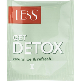 Чай зеленый Tess Get Detox 20 пакетиков (лайм, огурец, растительные компоненты)
