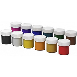 Гуашь Erich Krause Basic 12 цветов по 17 мл