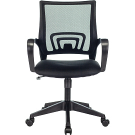 Кресло офисное Бюрократ CH-695N черное (сетка/ткань, пластик)