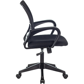 Кресло офисное Бюрократ CH-695N черное (сетка/ткань, пластик)