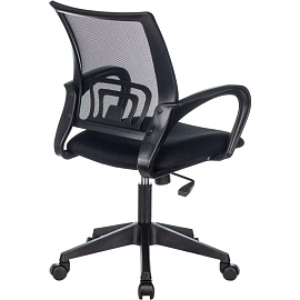 Кресло офисное Бюрократ CH-695N черное (сетка/ткань, пластик)