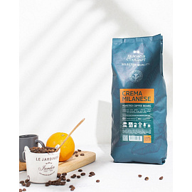 Кофе в зёрнах Деловой Стандарт Crema Milanese 1 кг (пакет)