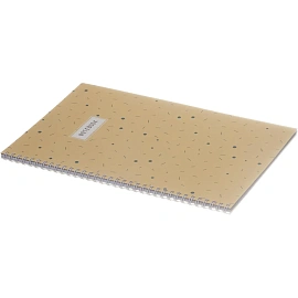 Бизнес-тетрадь Attache Economy Flakes yellow А4 48 листов оранжевая в клетку на спирали (204х291 мм)