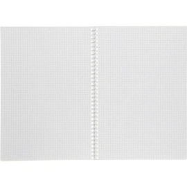 Бизнес-тетрадь Attache Economy Flakes yellow А4 48 листов оранжевая в клетку на спирали (204х291 мм)