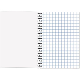 Бизнес-тетрадь Attache Economy Flakes pink А5 48 листов розовая/оранжевая в клетку на спирали (146x205 мм)